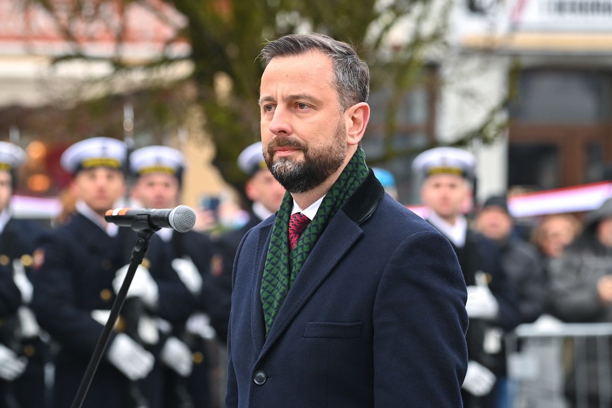 Wicepremier i minister obrony narodowej Władysław Kosiniak-Kamysz na uroczystościach w Pucku