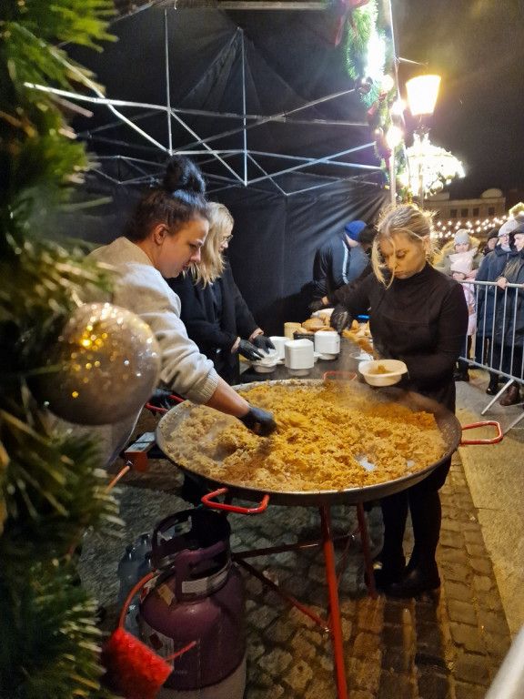 Wigilia przed płockim ratuszem