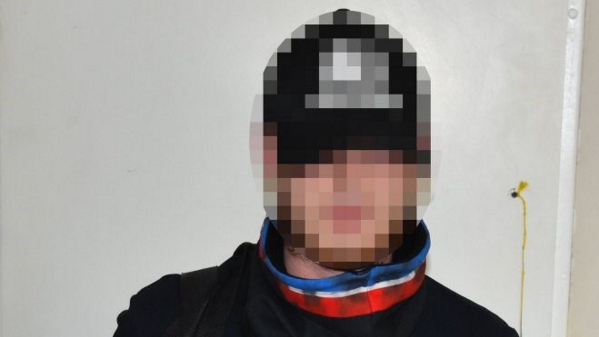 Zatrzymany mężczyzna