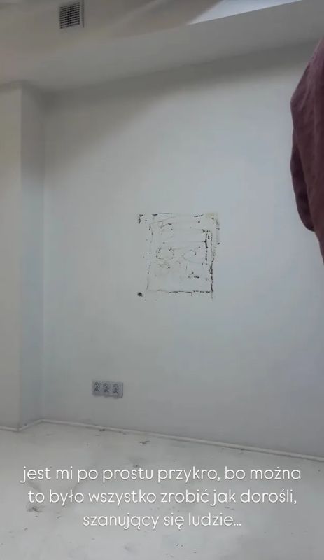 Nicole Pniewska pokazuje puste studio