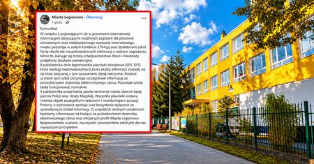 Legionowo zamyka dwie szkoły. Rodzice dostali ważny komunikat