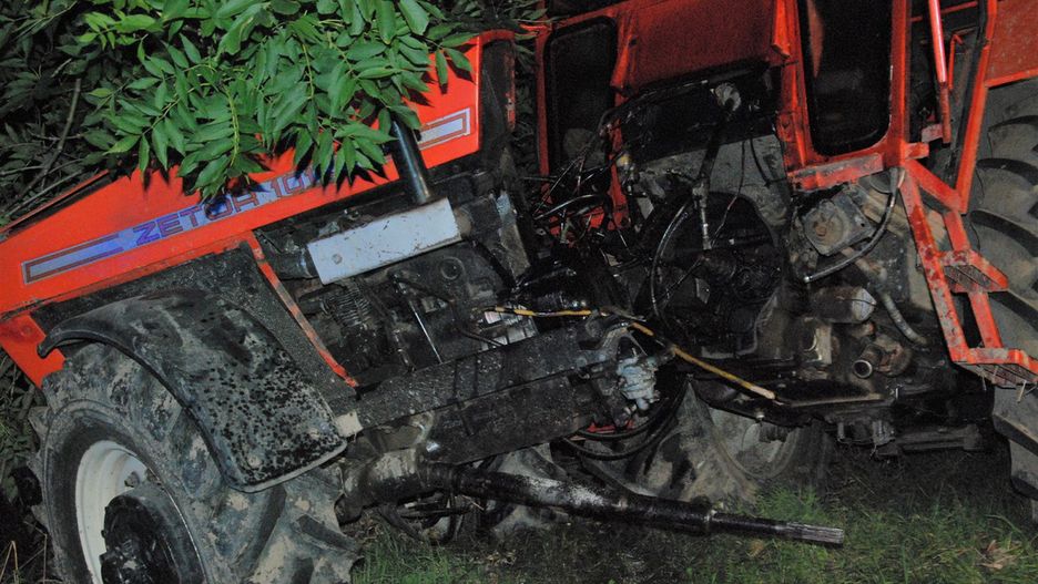 Śmiertelny wypadek traktorzysty