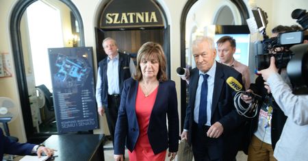 Głosowała za Kornela Morawieckiego. Została skazana