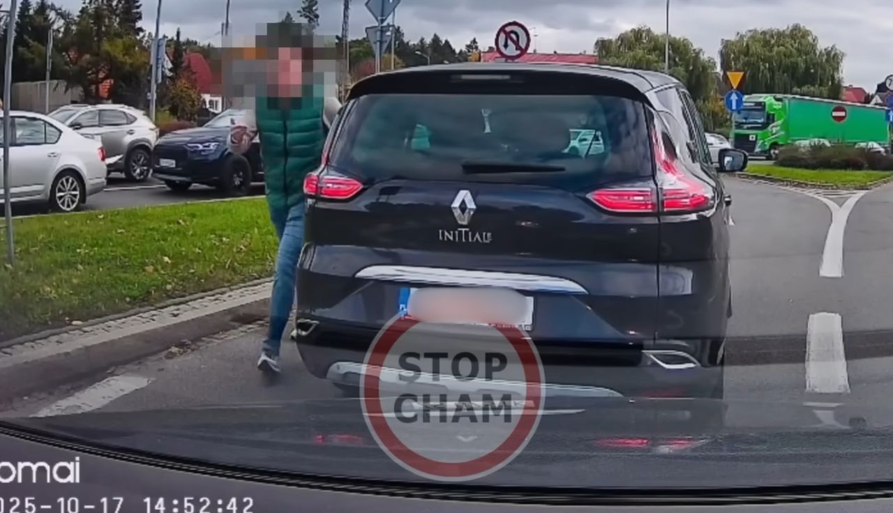 Aż wysiadł z auta. Ludzie się zagotowali. Sceny w Szczecinie