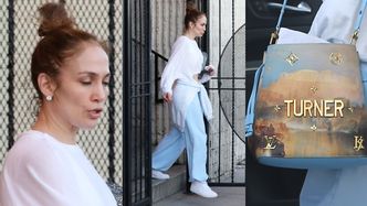 Jennifer Lopez BEZ MAKIJAŻU opuszcza studio tańca z drogą torebką. Tak samo idealna jak na Instagramie? (ZDJĘCIA)