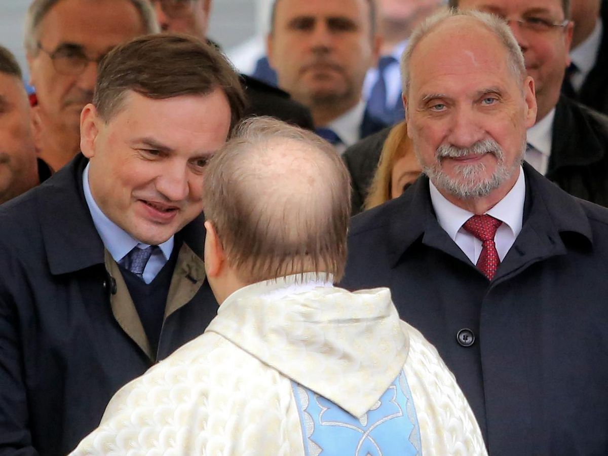 Zbigniew Ziobro i ojciec Tadeusz Rydzyk