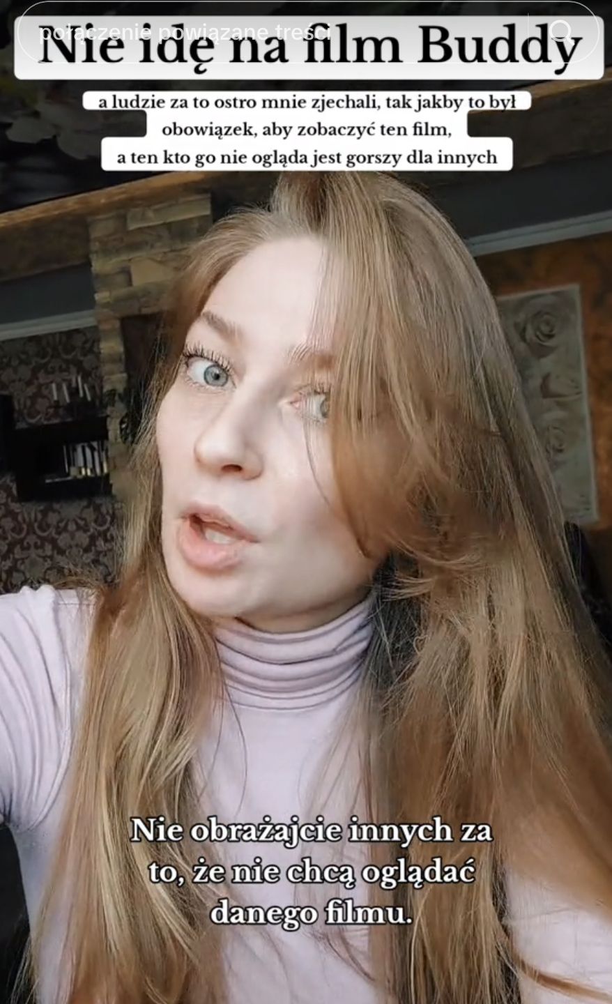 Najjjka nie zamierza oglądać filmu Buddy