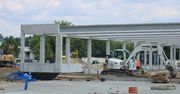 Tarnobrzeg: Park handlowo-usługowy z Aldi powstaje w szybkim tempie. Jak idą prace? Zobacz zdjęcia
