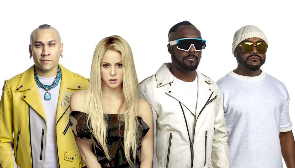 Black Eyed Peas i Shakira (fot. materiały prasowe)