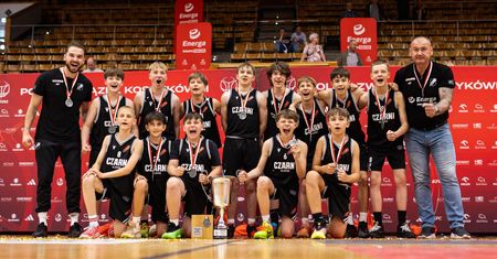Energa Branq Czarni Słupsk ze srebrnym medalem mistrzostw Polski U13