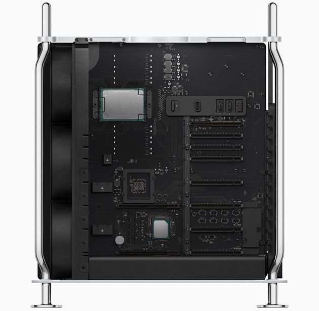 Mac Pro 2019 wnętrze