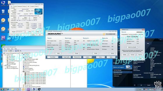 wydajność procesora Intel Core i7 3770K w benchmarku 3DMark 2006