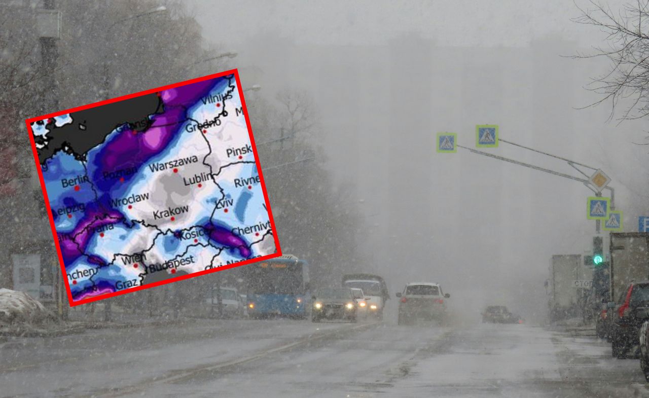 Śnieżyca uderzy w Polskę na przełomie roku. W prognozach potężne opady