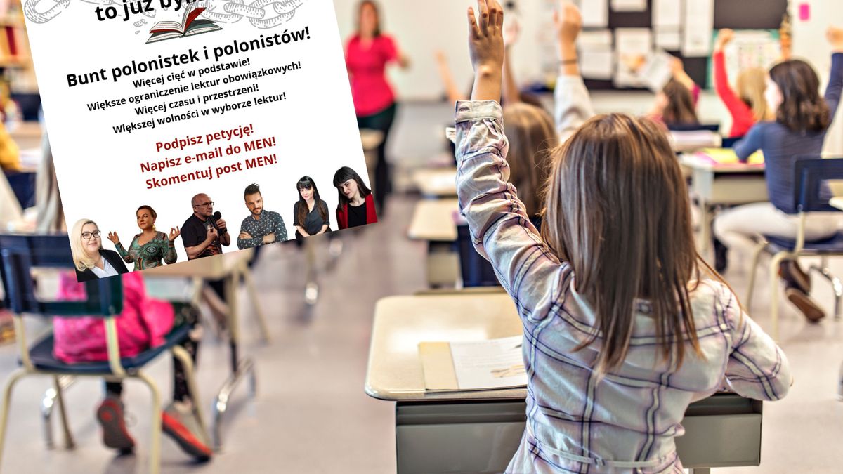 Nauczyciele protestują w sprawie listy lektur