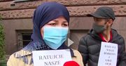 Warszawa. Pikieta Afgańczyków przed MSZ. Proszą o ocalenie ich rodzin