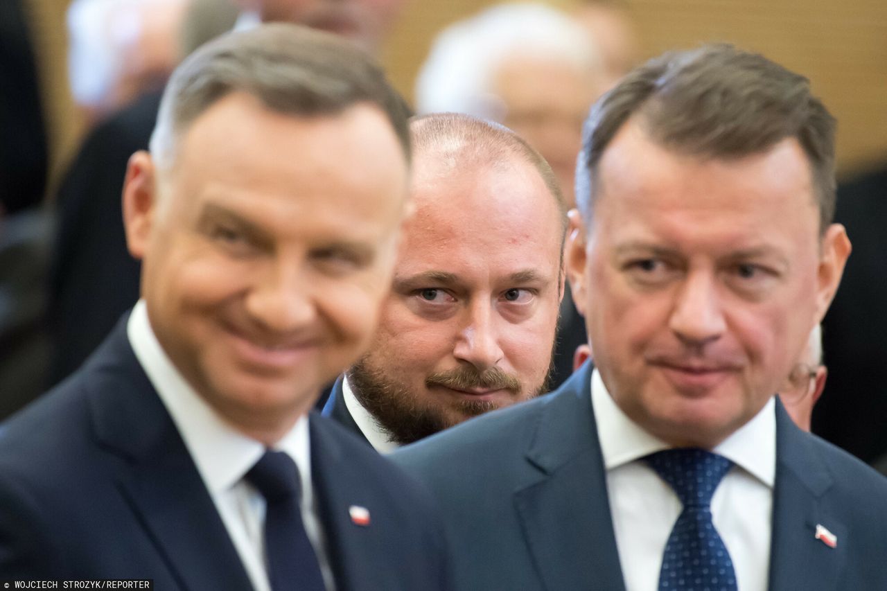 Andrzej Duda, Jacek Siewiera, Mariusz Błaszczak