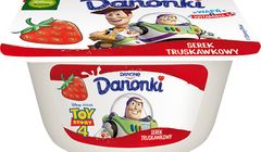 Bohaterowie "Toy Story 4" w reklamie Danonków