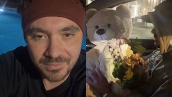 Daniel Martyniuk z INNĄ KOBIETĄ w samochodzie. Fotka z kwiatami i misiem trafiła do sieci