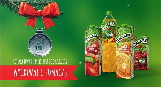 Tymbark loterią „Daj coś od siebie!” zachęca do pomocy potrzebującym (wideo)