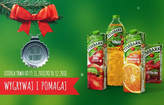 Tymbark loterią „Daj coś od siebie!” zachęca do pomocy potrzebującym (wideo)