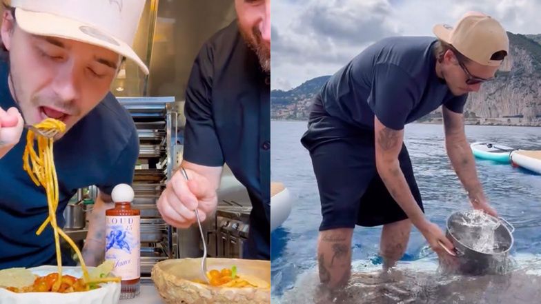 Popisy kulinarne Brooklyna Beckhama