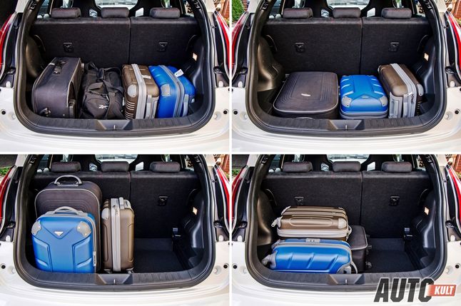 Warto sprawdzić kilka wariantów ustawienia walizek i toreb