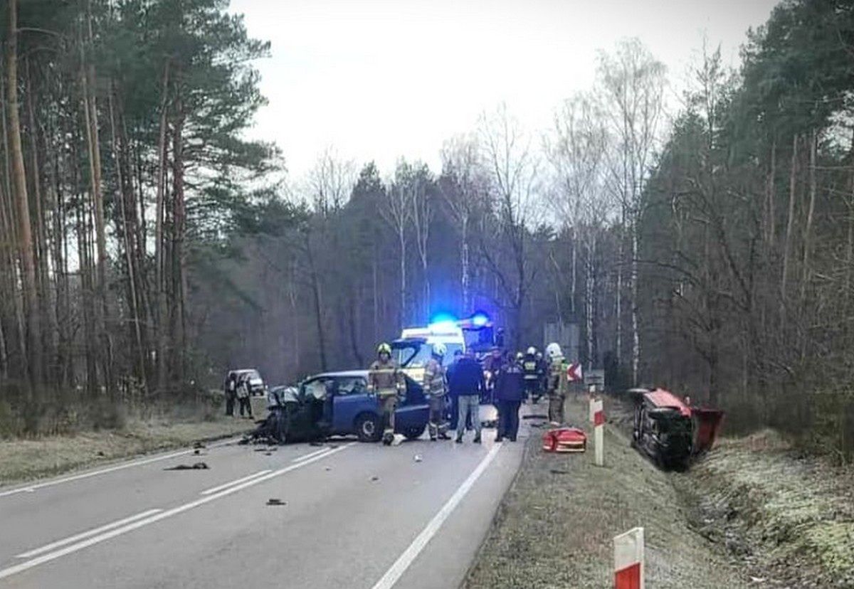 Baczki: Wypadek na DK62 – pięć osób trafiło do szpitali