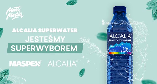 Alcalia Superwater promowana przez Mint Media