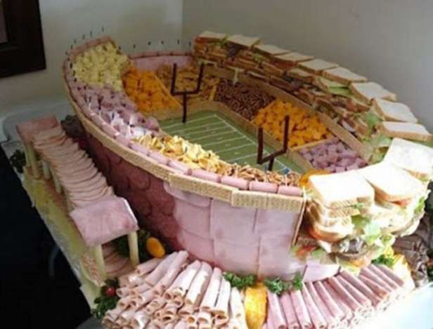 Jadalne makiety stadionów. Super Bowl w wersji dla wielbicieli cholesterolu 33