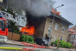 Jelenia Góra. Policjanci bohaterami. Uratowali lokatorów i psy z pożaru