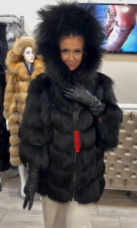 Maja Rutkowski w futrze