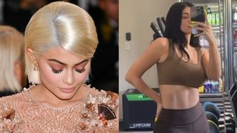 Zwyczajna Kylie Jenner trenuje na domowej siłowni, żaląc się na dolegliwości po ciąży (FOTO)