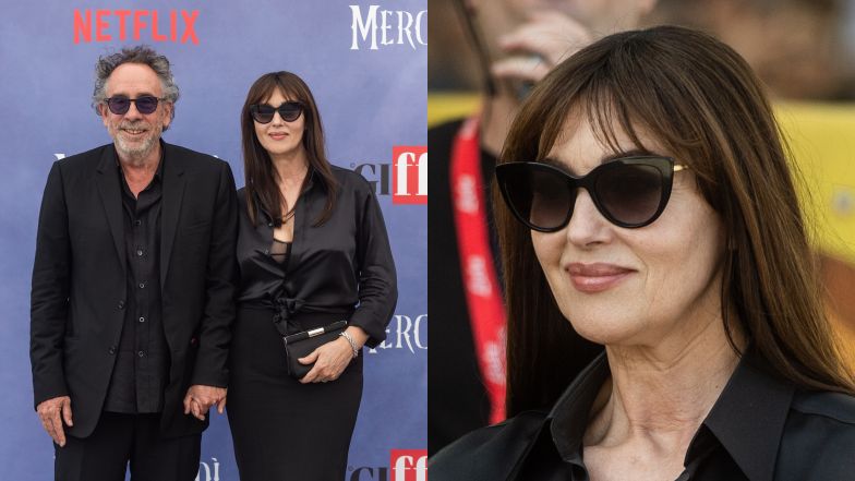 Monica Bellucci i Tim Burton zadają szyku na festiwalu filmowym