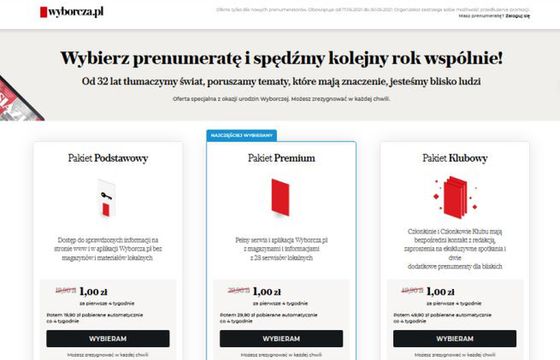 Spadła liczba subskrybentów „Gazety Wyborczej” i radia Tok FM