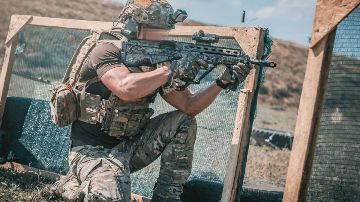 Ukraińskie jednostki specjalne używają karabinku krajowej produkcji 