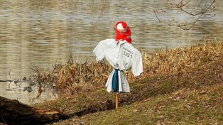 Chełm: Powitanie wiosny i topienie Marzanny nad zalewem Żółtańce