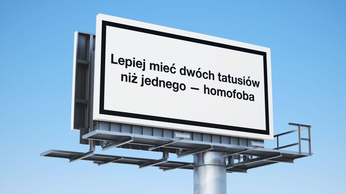 Specjalny billboard zawisł w Gdyni. W sieci wrze od komentarzy