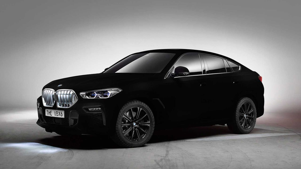 BMW X6 Vantablack - najciemniejszy samochód świata