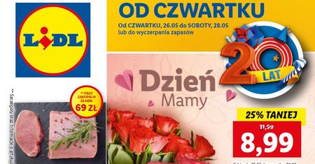 Lidl nowa gazetka 26.05-28.05. Promocje w Lidlu od czwartku 26 maja