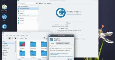 OpenMandriva Lx 4.3 już jest. Zawiera najnowsze aplikacje KDE