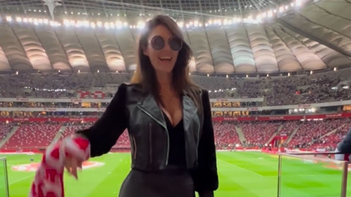 Marta Barczok na Stadionie Narodowym