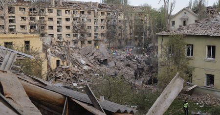 Atak na Kijów. W blok uderzyła północnokoreańska rakieta