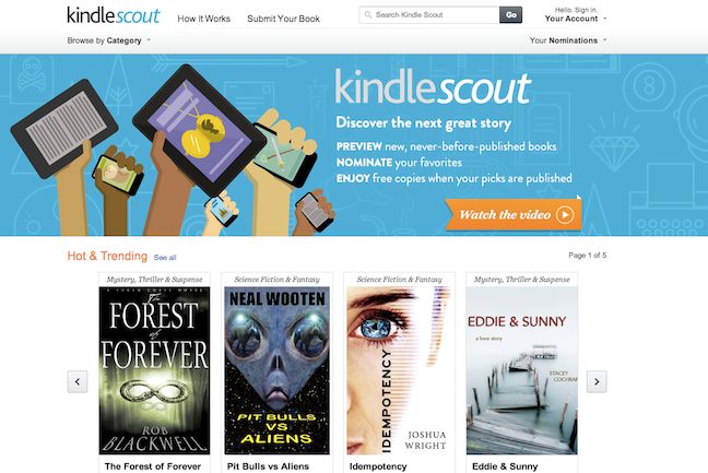 Kindle Scout - jeszcze jeden dowód na to, że artystą może zostać każdy. Dzisiaj piszesz do szuflady, jutro czyta cię cał 3