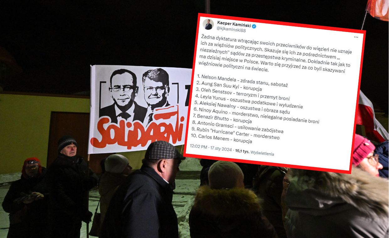 Kamiński porównuje swojego ojca do Nelsona Mandeli, czy Olega Sencowa