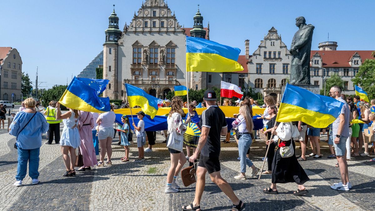  Marsz z okazji Dnia Niepodległości Ukrainy