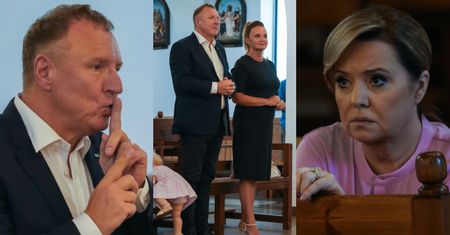 Jacek Kurski ucisza córkę na mszy z okazji rocznicy śmierci matki (ZDJĘCIA)