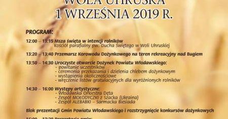 Dożynki Powiatowe w Woli Uhruskiej 2019. Gwiazdą wieczoru zespół News