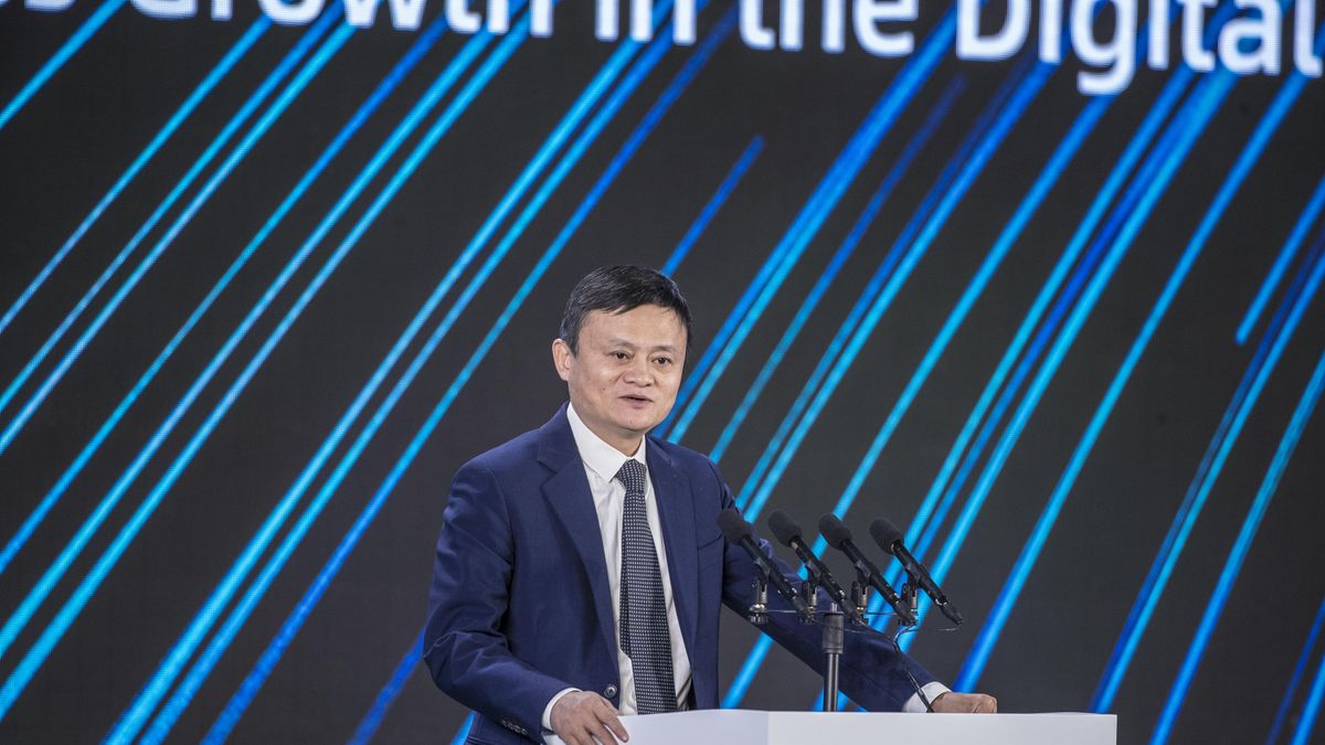 2020 China Green Companies Summit
HAIKOU, CHINA - SEPTEMBER 29: Jack Ma, founder of Alibaba Group, speaks during 2020 China Green Companies Summit on September 29, 2020 in Haikou, Hainan Province of China. (Photo by Liu Yang/VCG via Getty Images)
VCG
hainan province, china