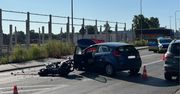 Tragiczne zderzenie motocyklisty z samochodem osobowym. Kierujący jednośladem zginął na miejscu