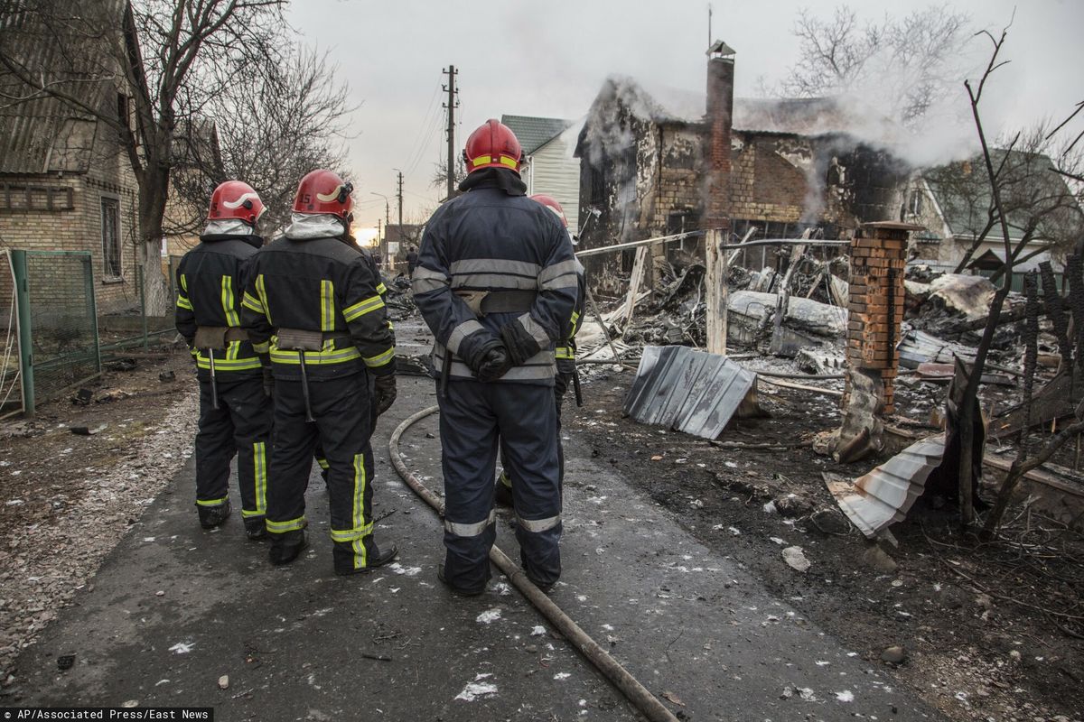 Zniszczenia na Ukrainie, zdjęcie ilustracyjne